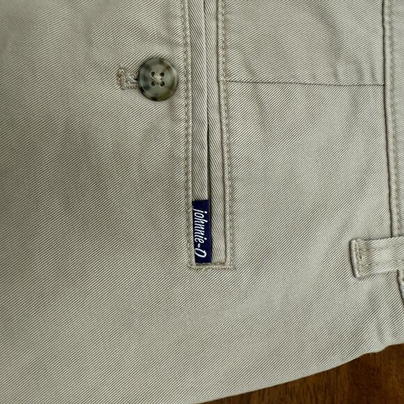 Johnnie O Neal Stretch Cotton Twill Chino Khaki Shorts Men's Size 36 Casual - Picture 7 of 10